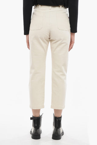 Cropped Straight-Leg Jeans