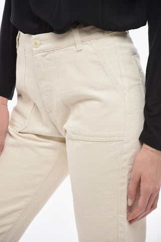 Cropped Straight-Leg Jeans