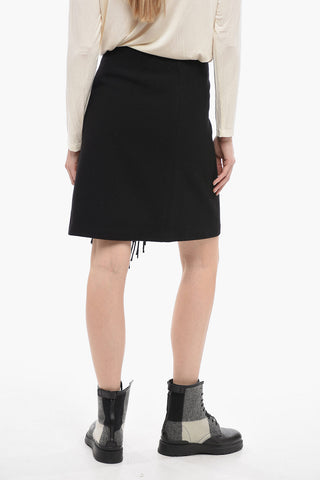 Wrap Skirt with Fringe Detail