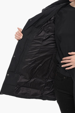PUFFY PRESCOTT Long Down Jacket with Hood