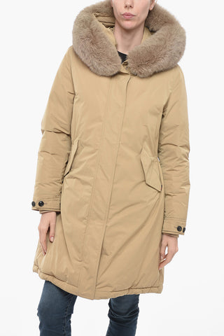Fox Fur Hooded KEYSTONE Padded Parka