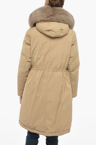 Fox Fur Hooded KEYSTONE Padded Parka