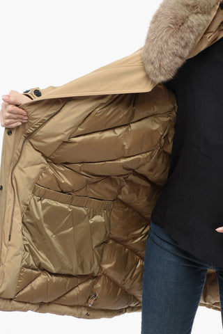 Fox Fur Hooded KEYSTONE Padded Parka
