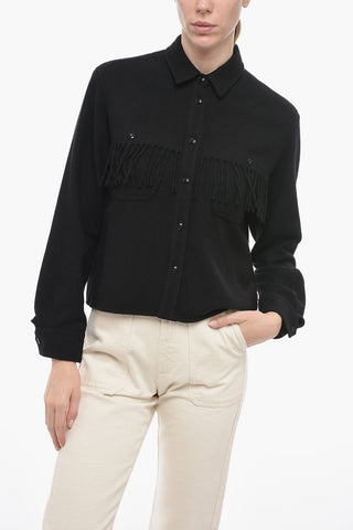 Blouse STAG OVER with Fringe Detail