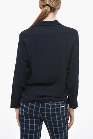 Wool-blended FLUID GAUZE Shirt