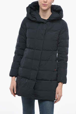 Hooded PUFFY PRESCOTT Quilted Down Jacket