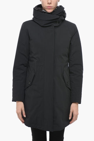 MILITARY Long Parka with Internal Puffer Jacket