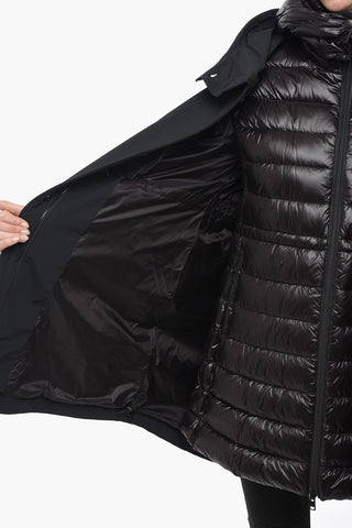 MILITARY Long Parka with Internal Puffer Jacket