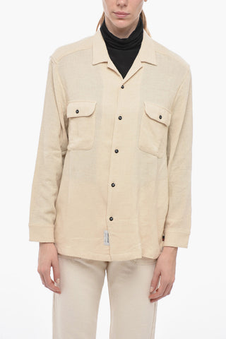 Camicia FLUID GAUZE in Misto Lana