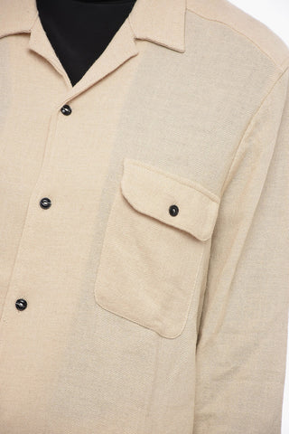 Camicia FLUID GAUZE in Misto Lana