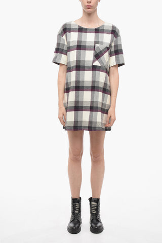 Checkered ARCHIVE Wool Blend Dress