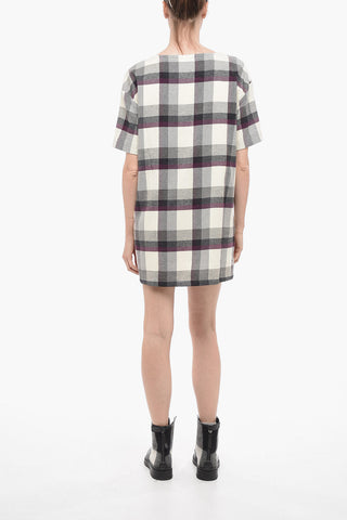 Checkered ARCHIVE Wool Blend Dress