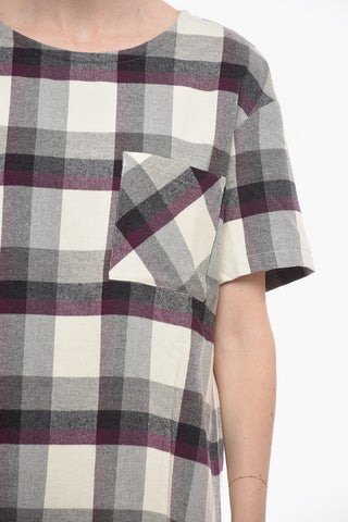 Checkered ARCHIVE Wool Blend Dress