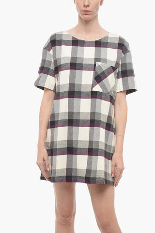 Checkered ARCHIVE Wool Blend Dress