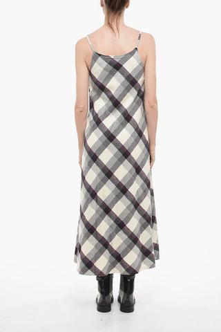 Long Dress ARCHIVE with Checked Pattern