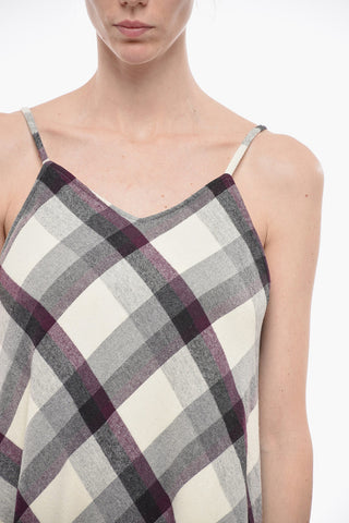 Long Dress ARCHIVE with Checked Pattern
