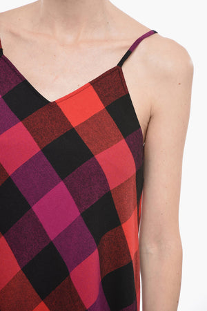 Long Dress ARCHIVE with Checked Pattern