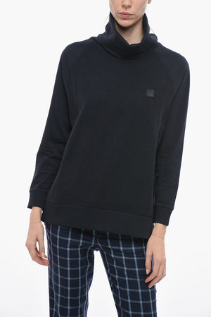 Maglia in MIsto Lana e Cotone a Collo Alto