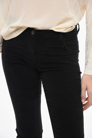 Velvet Slim Fit Pants