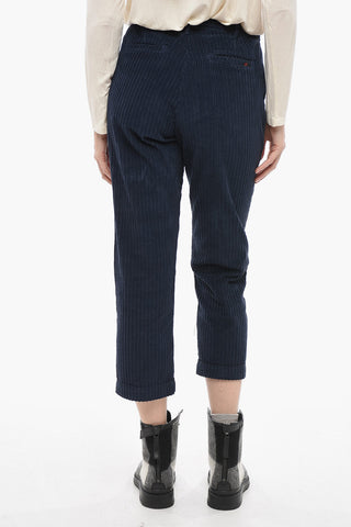 Wide-Fit Corduroy Trousers