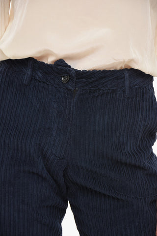 Wide-Fit Corduroy Trousers