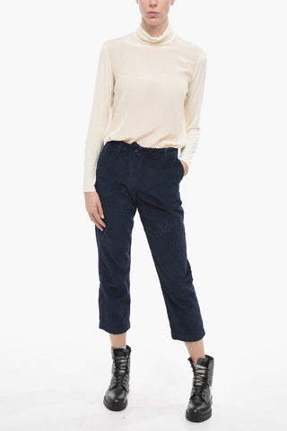 Wide-Fit Corduroy Trousers