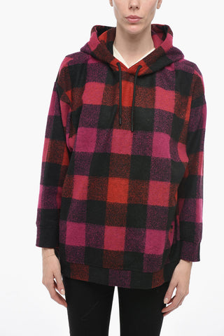 Checkered Wool Blend BUFFALO Hoodie