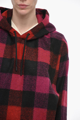 Checkered Wool Blend BUFFALO Hoodie