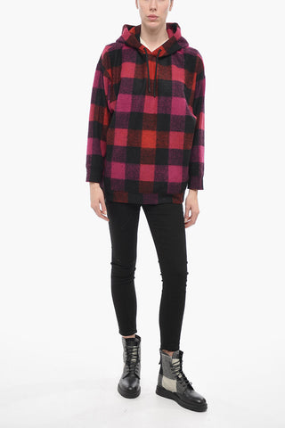 Checkered Wool Blend BUFFALO Hoodie