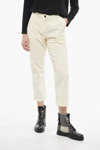 Pantaloni in Corduroy a Gamba Ampia