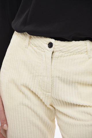 Pantaloni in Corduroy a Gamba Ampia