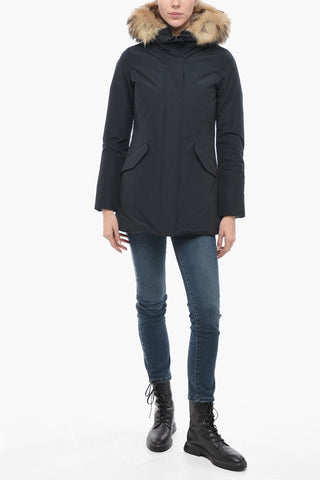 Fur-trimmed Hood VALENTINE Slim Fit Down Jacket