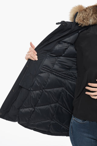 Fur-trimmed Hood VALENTINE Slim Fit Down Jacket