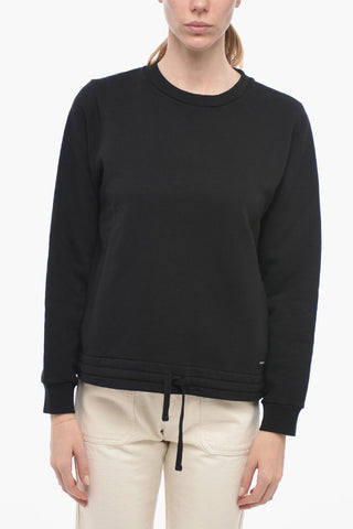 Crewneck Sweatshirt with Drawstring