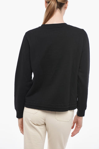 Crewneck Sweatshirt with Drawstring