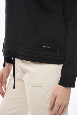 Crewneck Sweatshirt with Drawstring