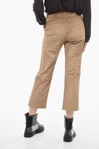 Corduroy Wide-Leg Pants