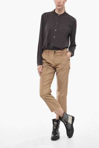 Corduroy Wide-Leg Pants