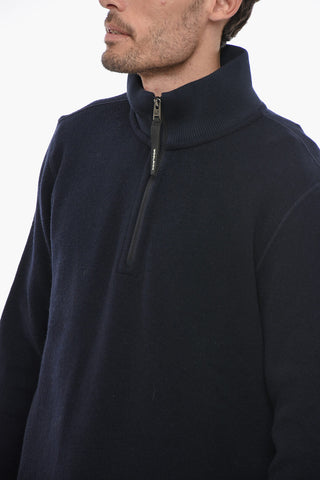 Turtle-neck GLACIER Sweater with Half-Zip