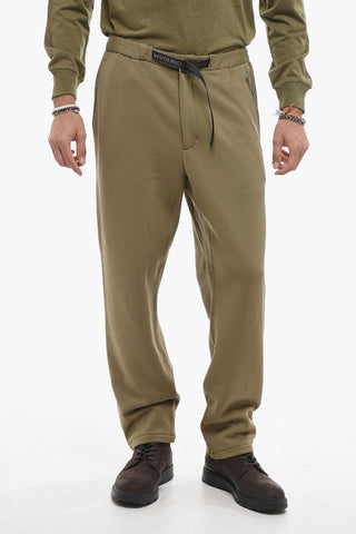 Solid Color HUDSON Pants with Fleece Inner and Industrial Belt