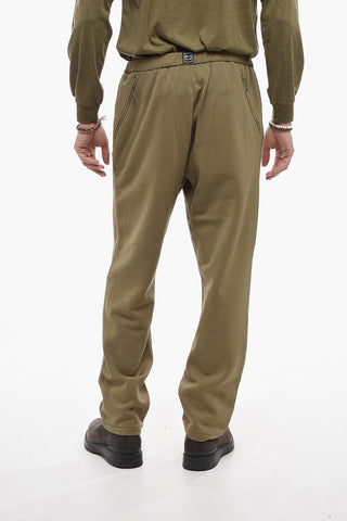 Solid Color HUDSON Pants with Fleece Inner and Industrial Belt