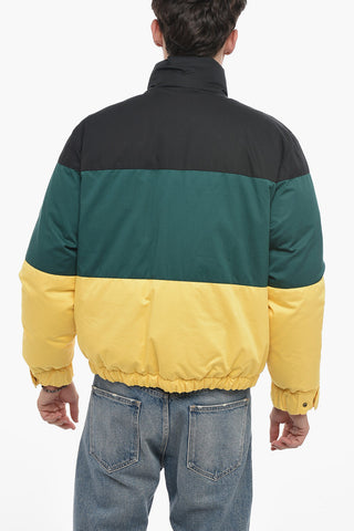 AIME' LEON DORE Piumino Colorblock con Chiusura Zip