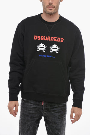 Felpa Hoodie ARCADE TWINS con Stampa Logo