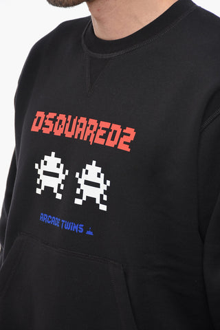 Hoodie ARCADE TWINS with Logo Print