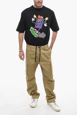 Cargo Trousers with Drawstring