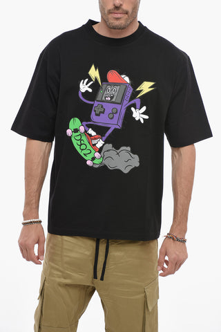 Loose Fit T-shirt with Graphic Print