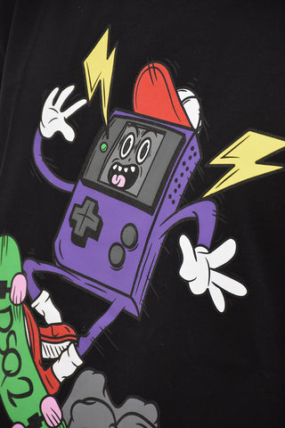 Loose Fit T-shirt with Graphic Print