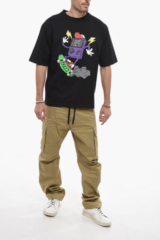 Loose Fit T-shirt with Graphic Print