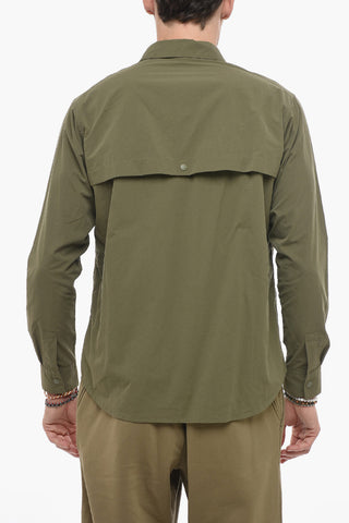 Nylon Shirt with Double Breast Pocket