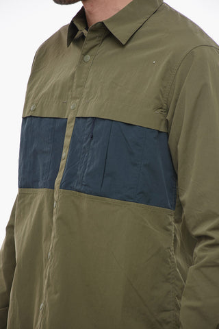 Nylon Shirt with Double Breast Pocket
